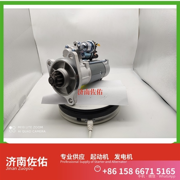 广西LRS02751起动机AZF4579 康明斯 X11 神钢 SK250 J08E