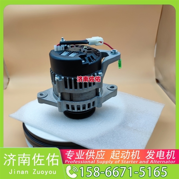 广西1001778863起动机JFZ2503K发电机 GR215 配潍柴 WP6 日立｜ZX470｜6WG1 Doosan 大柴 CA6DK 上柴 SC9D 卡特 374F C18 平地机 启动马达
